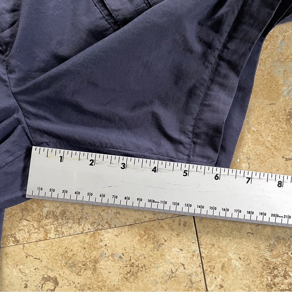 Vintage Sportif navy baggy lightweight nylon zip off convertible hiking pants - Picture 8 of 8